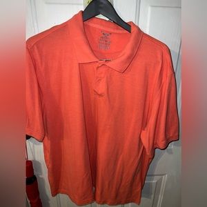 Faded glory mens short sleeve polo 3XL coral orange